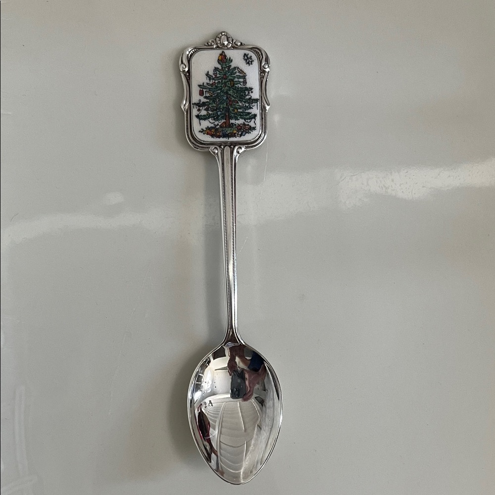 Silver Christmas Tree Spoon